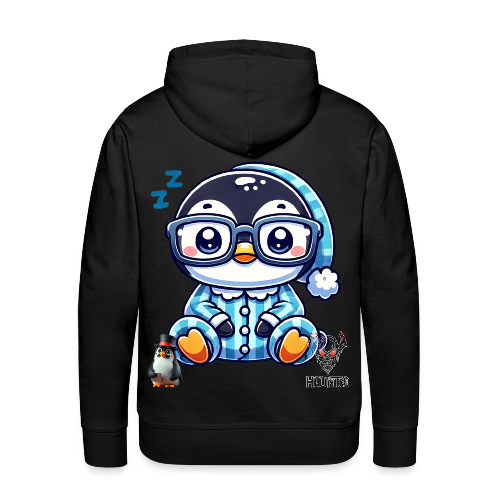 Men Hoodie KasPenguin in Pyjama - Schwarz