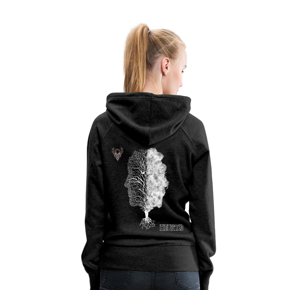 Woman Hoodie Dead or Alive - Anthrazit