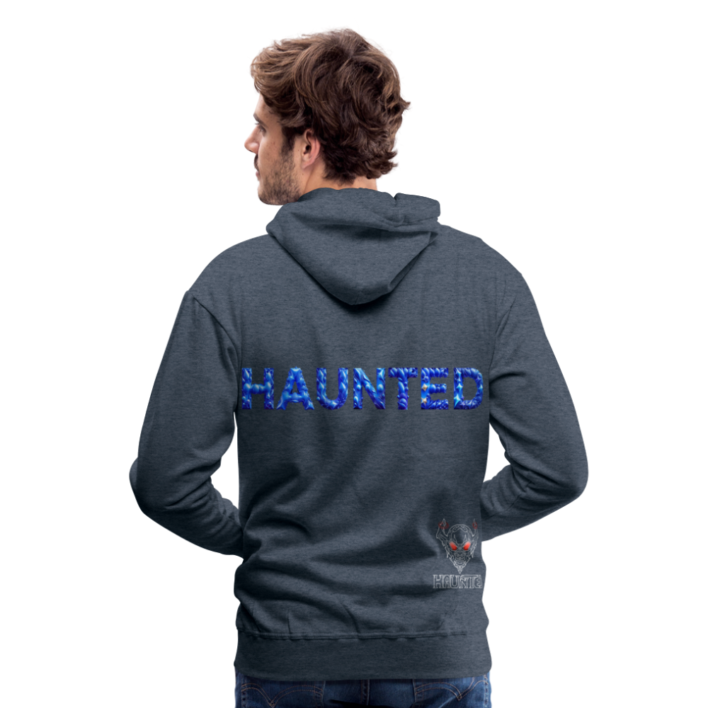 Men Hoodie Sapphire Night Glow - Jeansblau