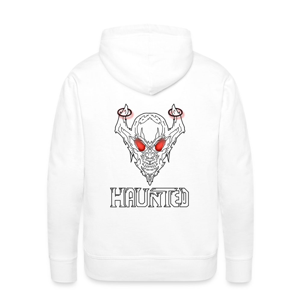 Men Hoodie Deamon Black - Weiß