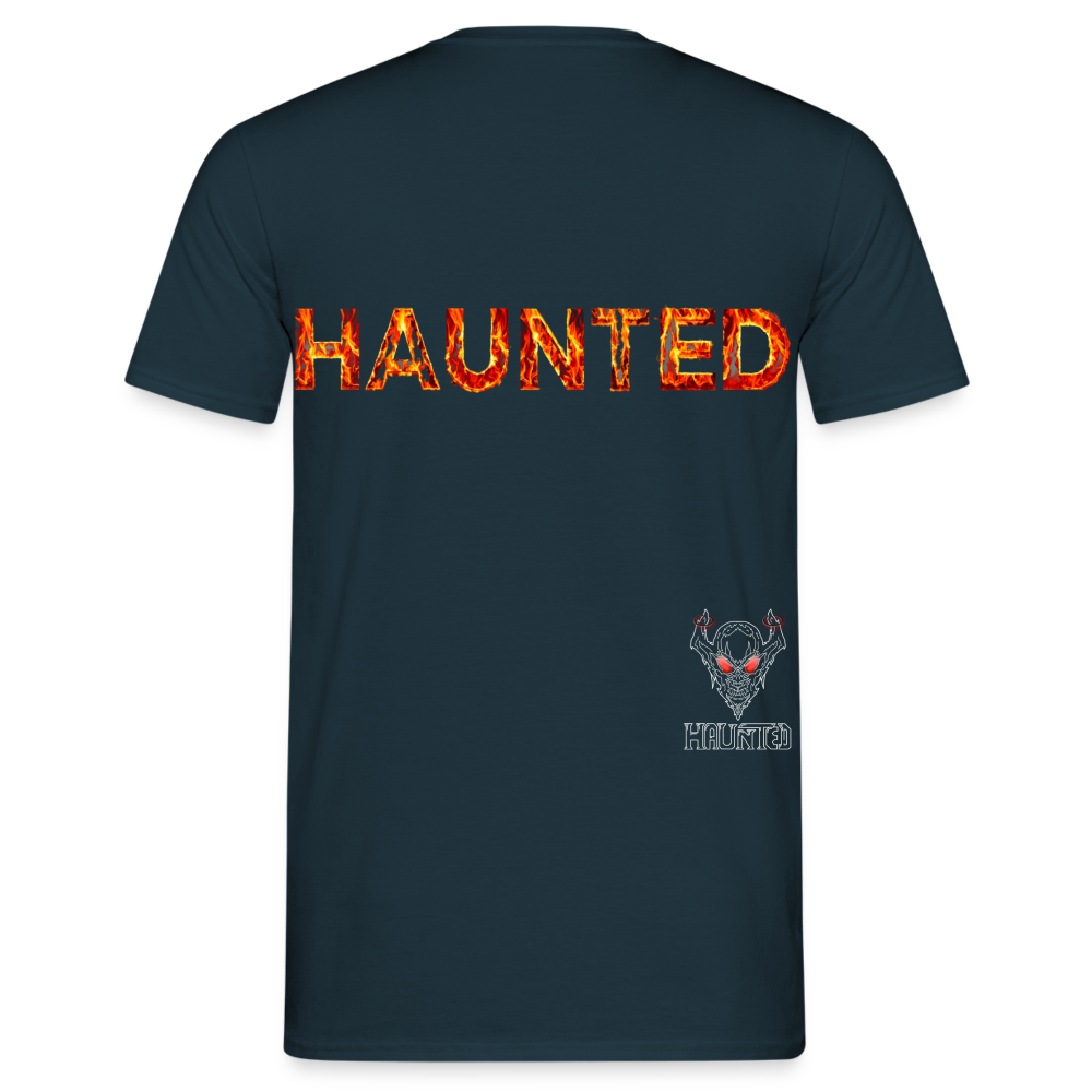 Men T-Shirt Blazing Ember Fury - Navy