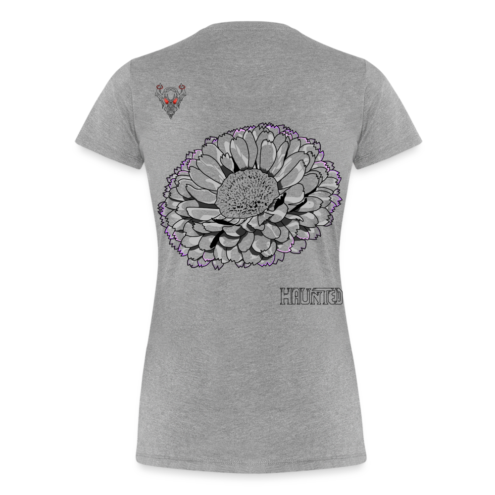 Woman T-Shirt Calendula - Grau meliert