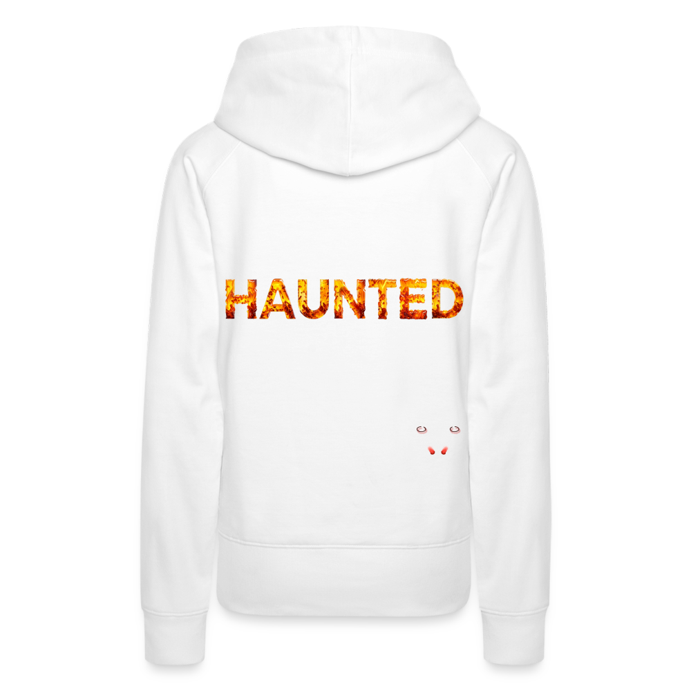 Women Hoodie Amber Flame Essence - Weiß