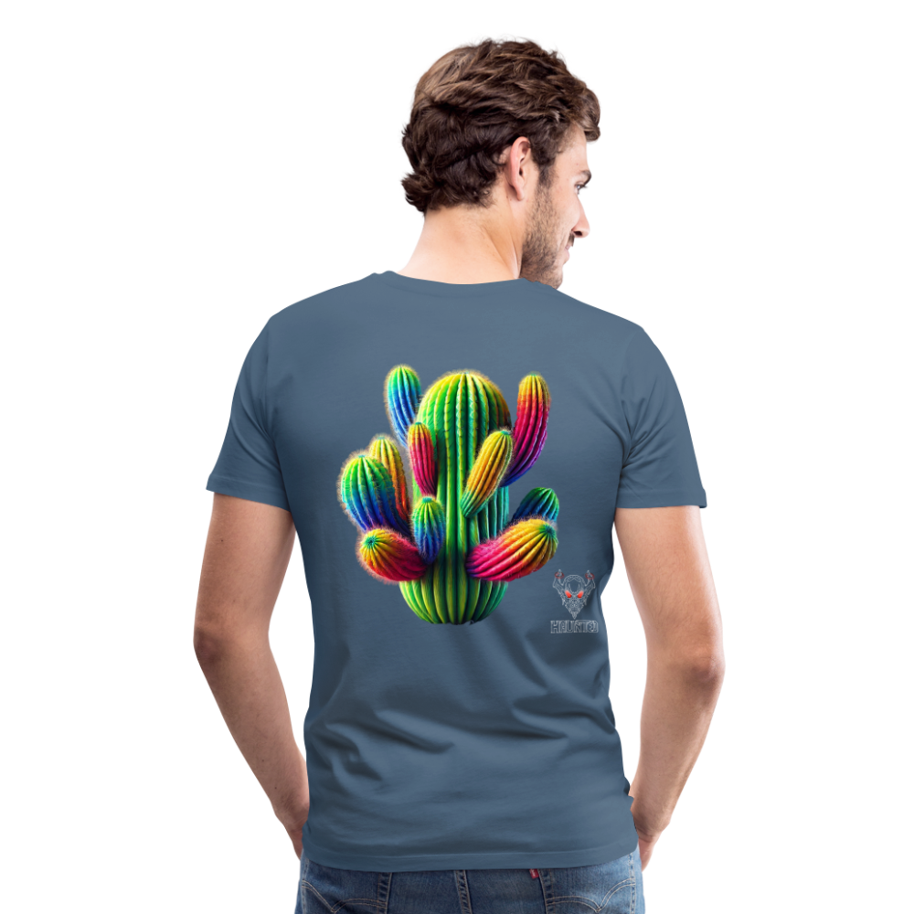Männer Premium T-Shirt - Blaugrau