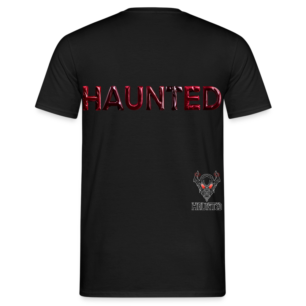Men T-Shirt Crimson Velvet Glow - Schwarz