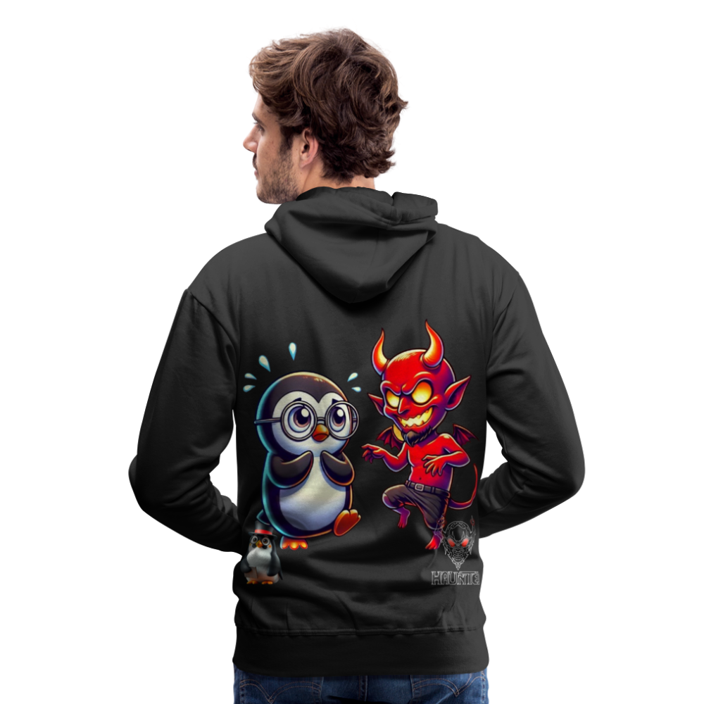Men Hoodie Dancing with Devil - Schwarz
