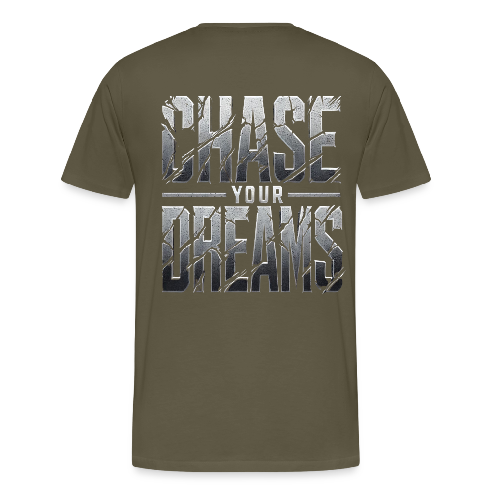 Men T-Shirt Chase Your Dreams - Khaki