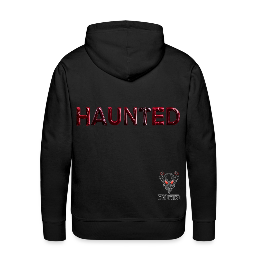 Men Hoodie Crimson Velvet Glow - Schwarz