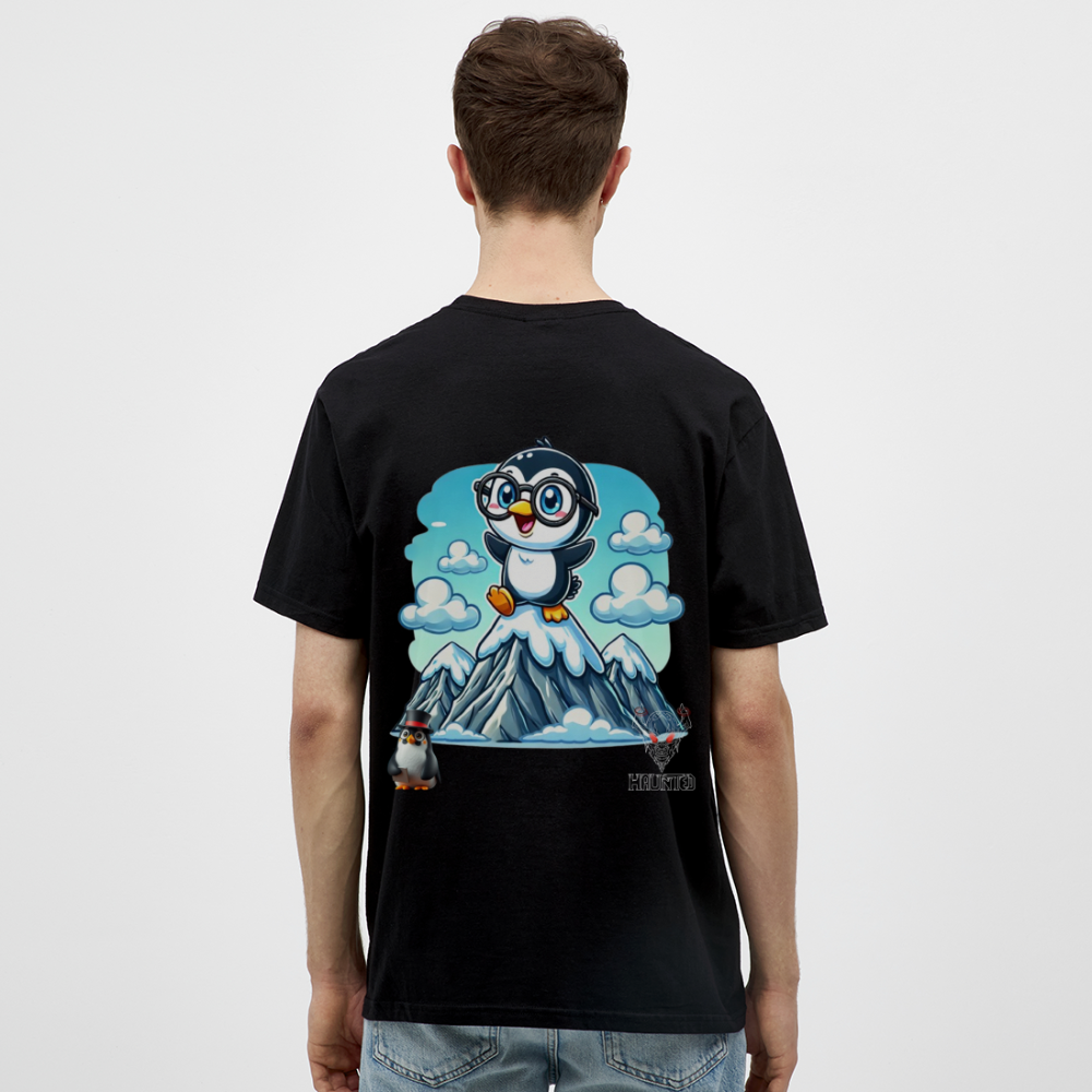 Men T-Shirt KasPenguin on Top - Schwarz