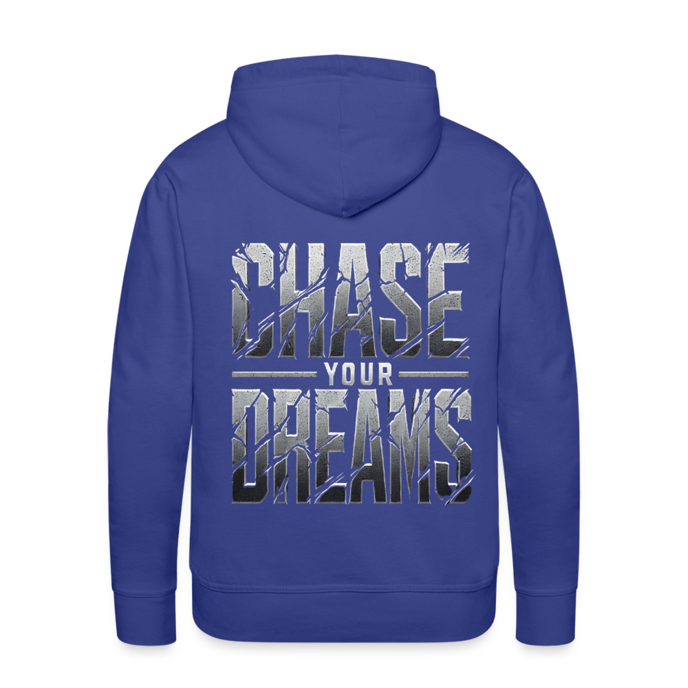 Men Hoodie Chase Your Dreams - Königsblau