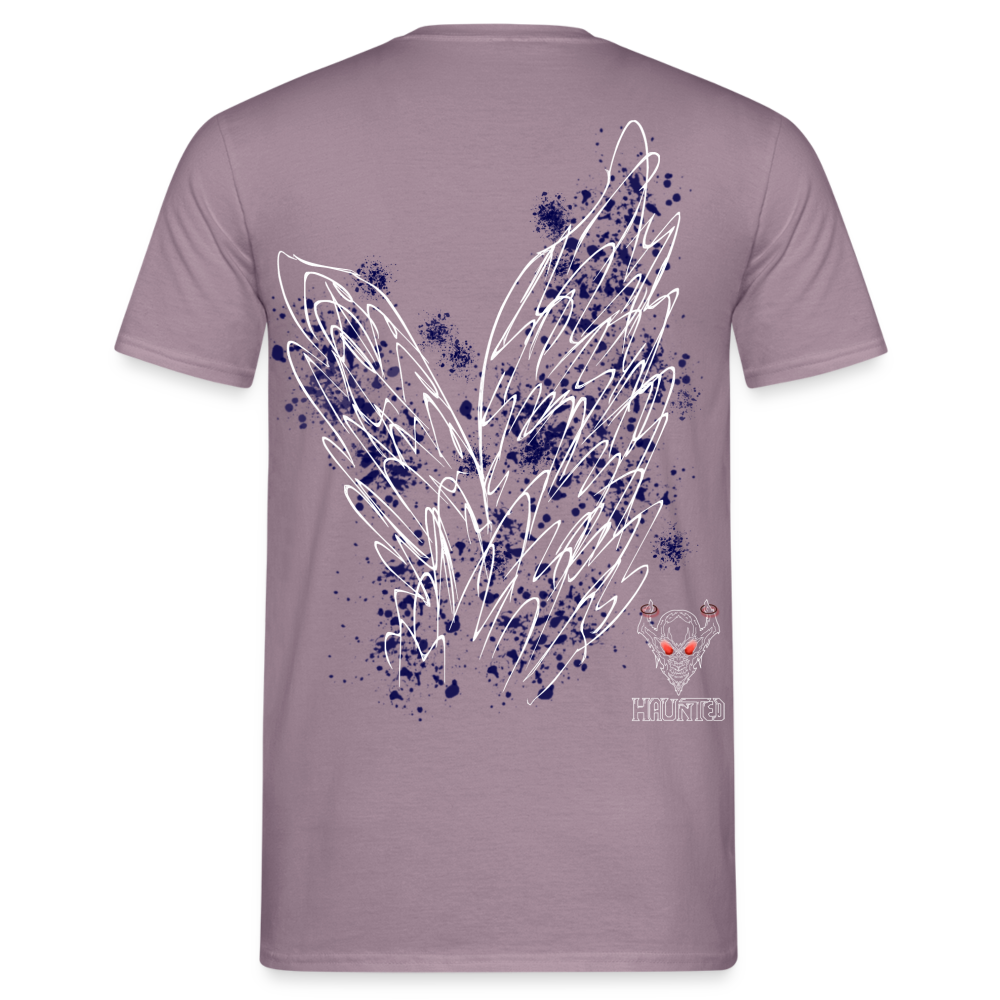 Men T-Shirt Dark Blue Wings - Lilagrau