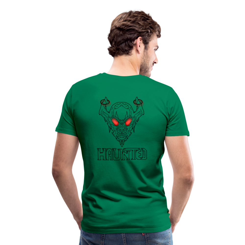 Men T-Shirt Deamon Black - Kelly Green