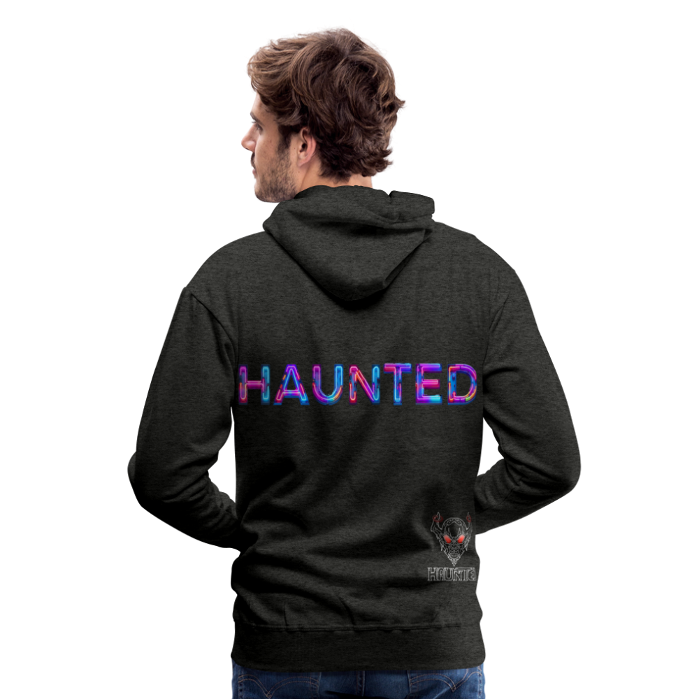 Men Hoodie Neon Pulse Energy - Anthrazit