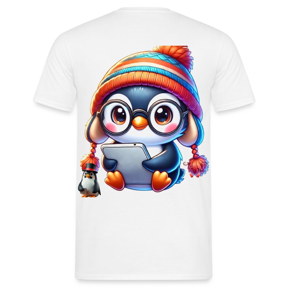 Men T-Shirt KasPenguin with Pad - Weiß