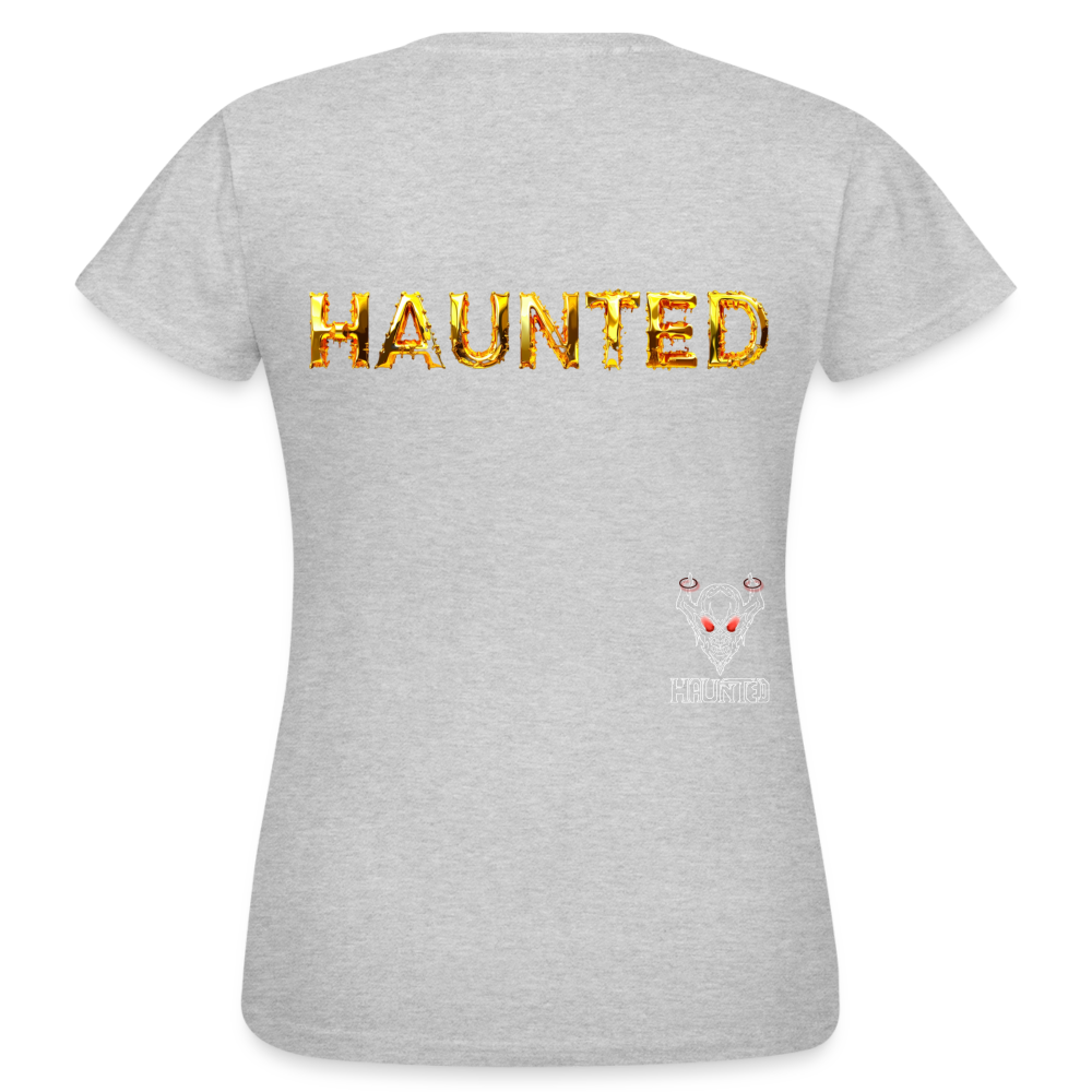 Women T-Shirt Molten Gold Luxe - Grau meliert