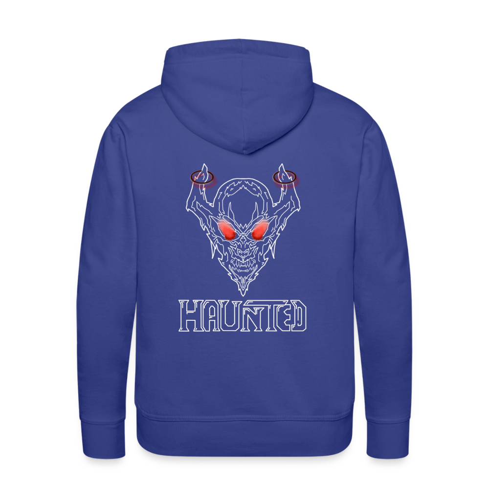 Men Hoodie Deamon White - Königsblau