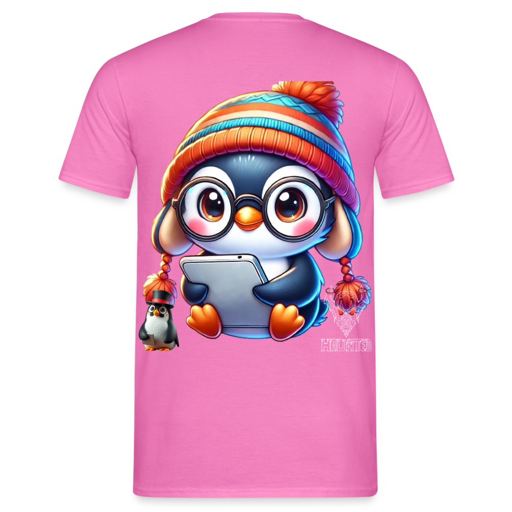 Men T-Shirt KasPenguin with Pad - Pink