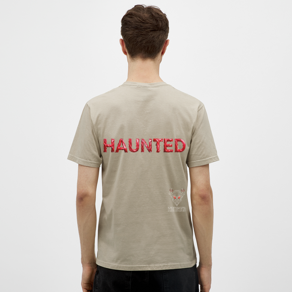 Men T-Shirt Crimson Silk Blaze - Sandbeige