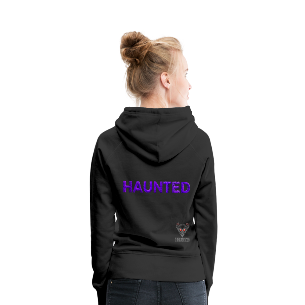 Women Hoodie Enchanted Velvet Mist - Schwarz