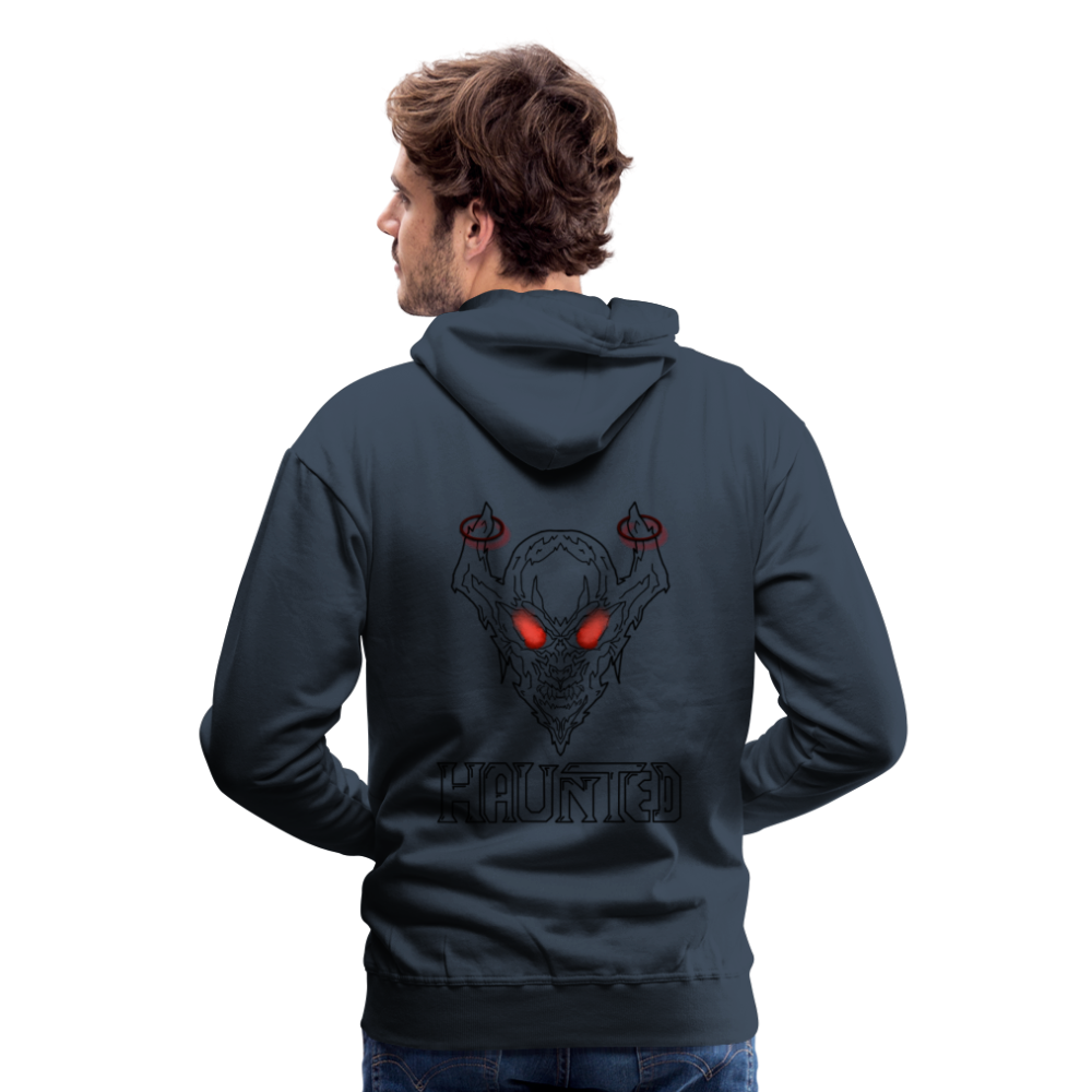 Men Hoodie Deamon Black - Navy