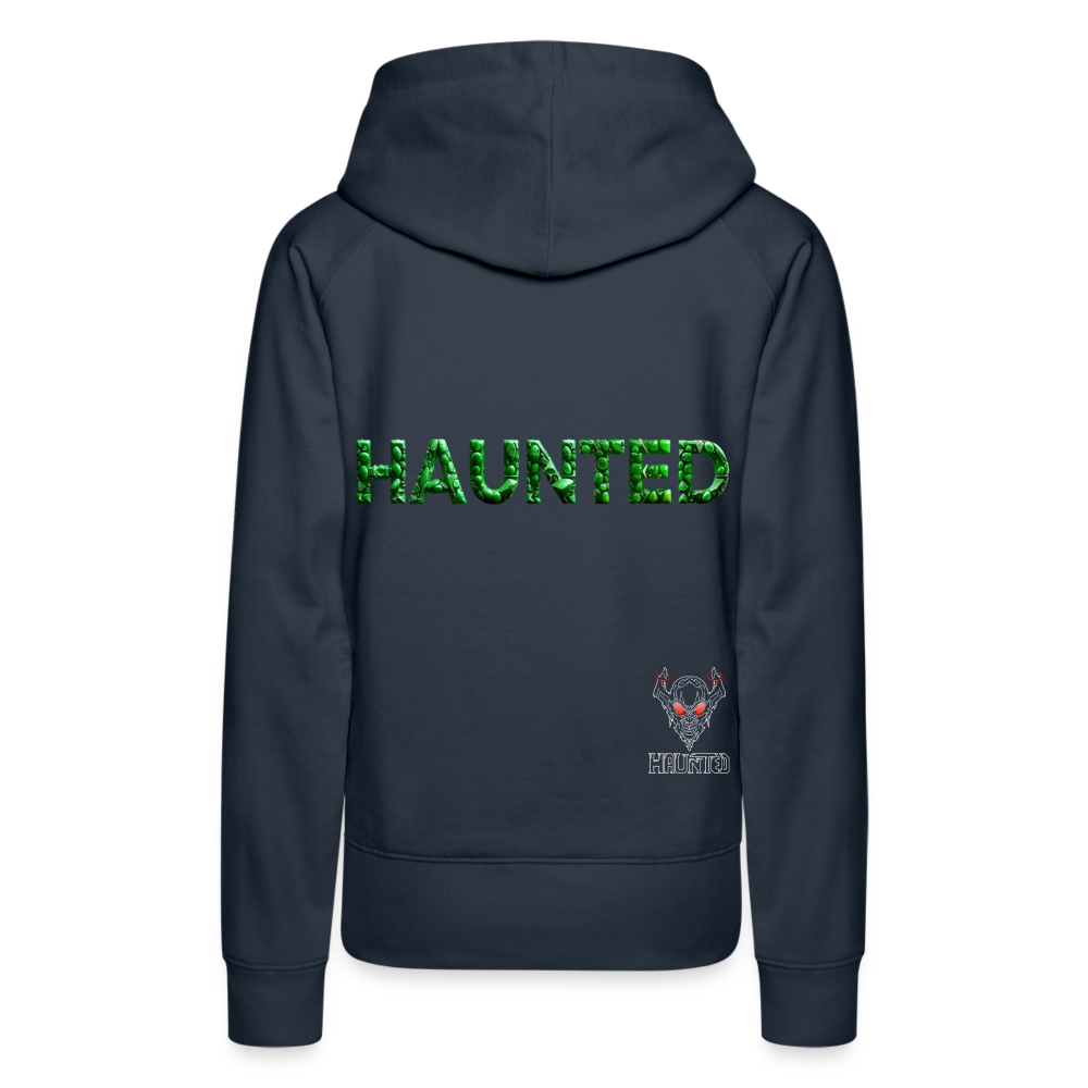 Women Hoodie Emerald Gem Elixir - Navy