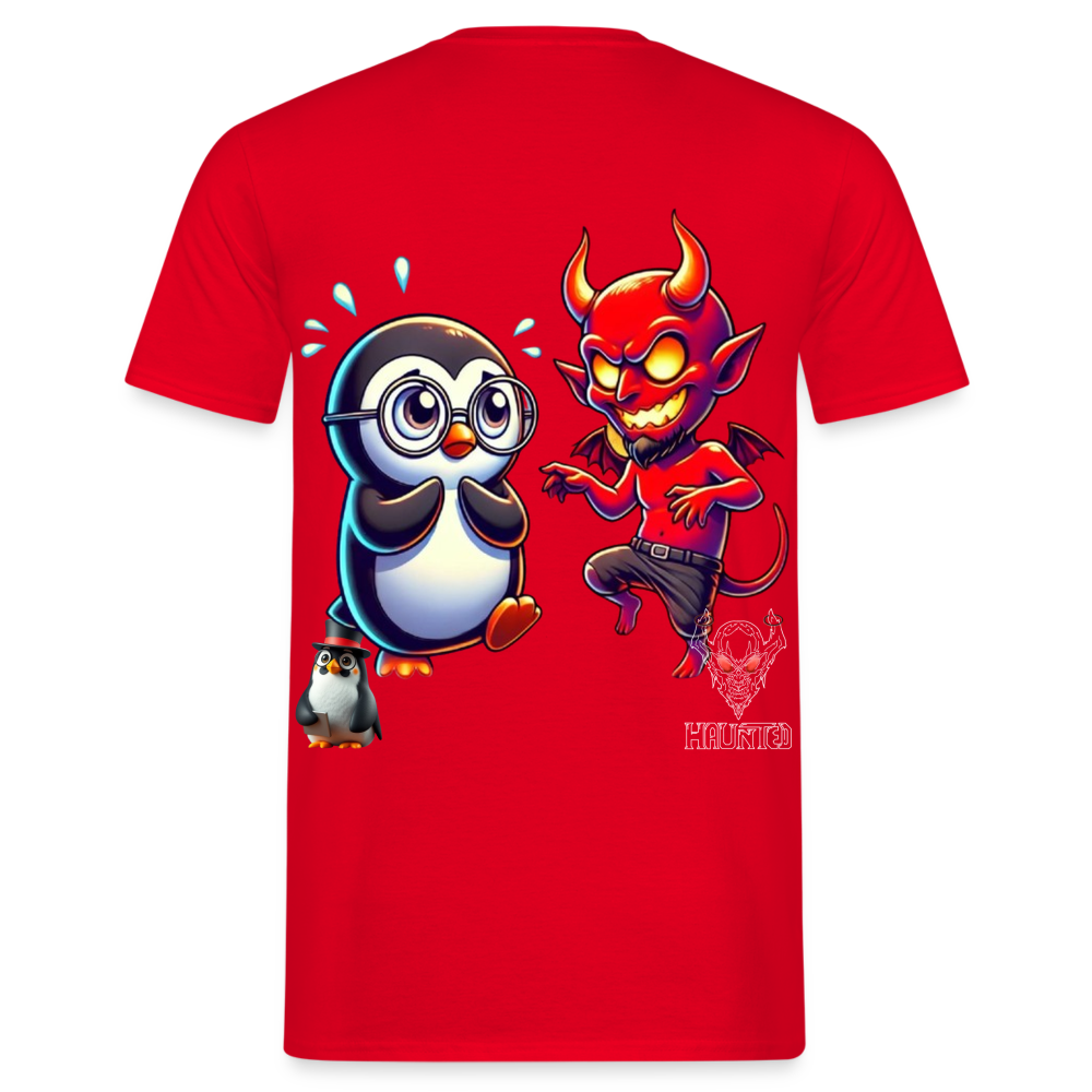 Men T-Shirt Dancing with Devil - Rot