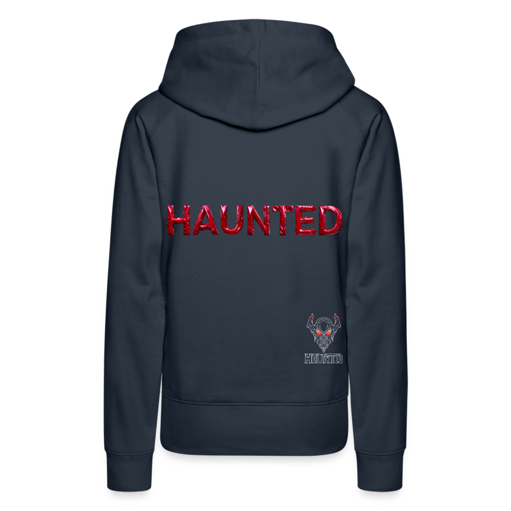 Women Hoodie Ruby Flame Elixir - Navy