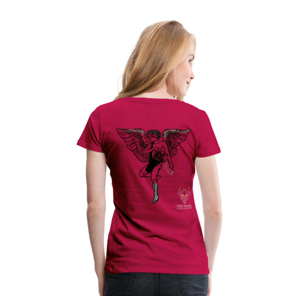 Woman T-Shirt Angel bloody - dunkles Pink