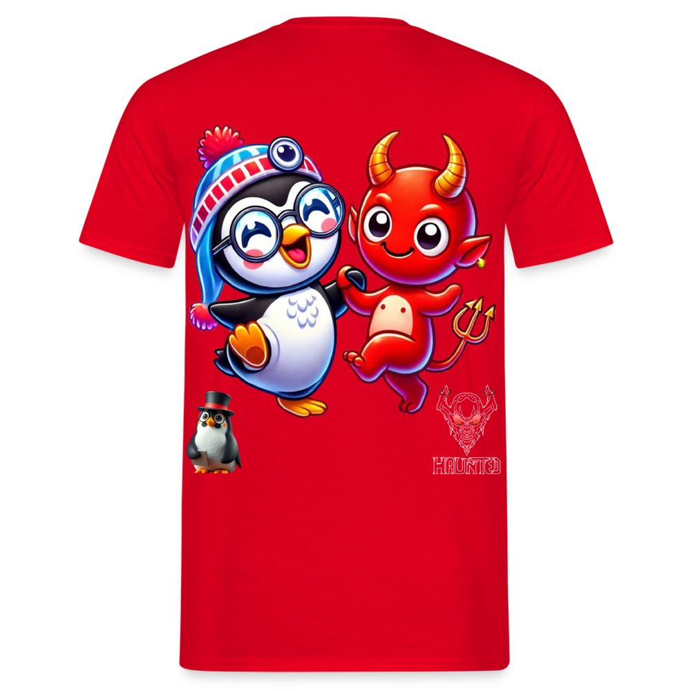 Men T-Shirt Dancing with Devil - Rot