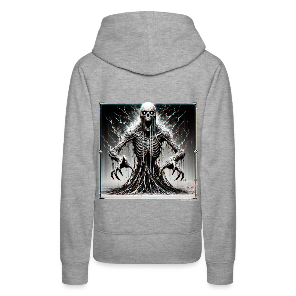 Woman Hoodie Ethereal Death Wraith - Grau meliert