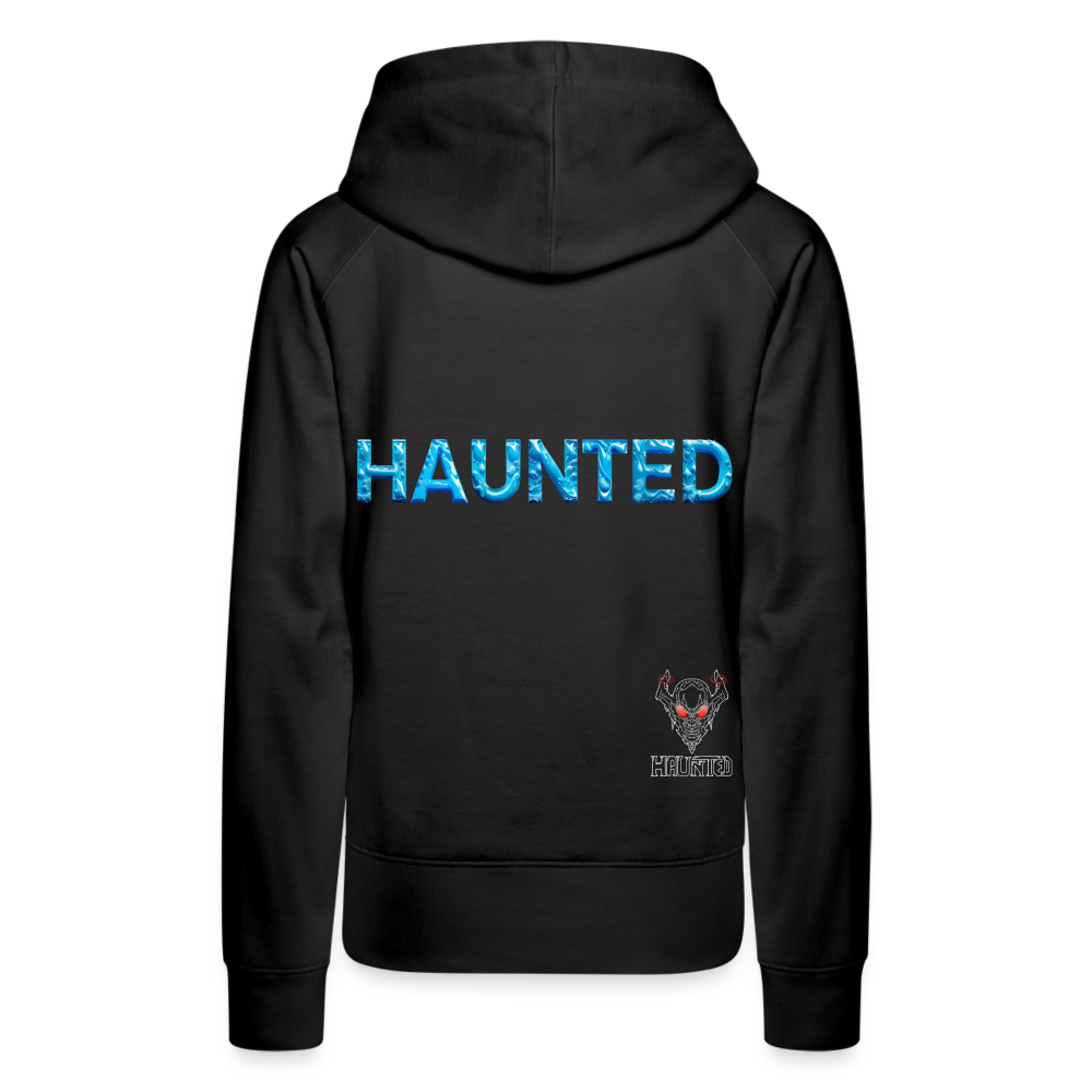 Women Hoodie Aqua Spirit Flow - Schwarz