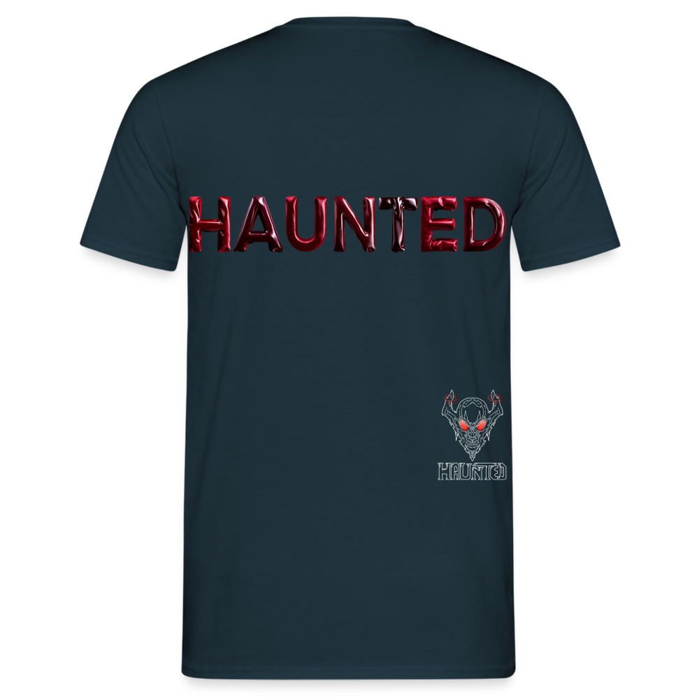 Men T-Shirt Crimson Velvet Glow - Navy
