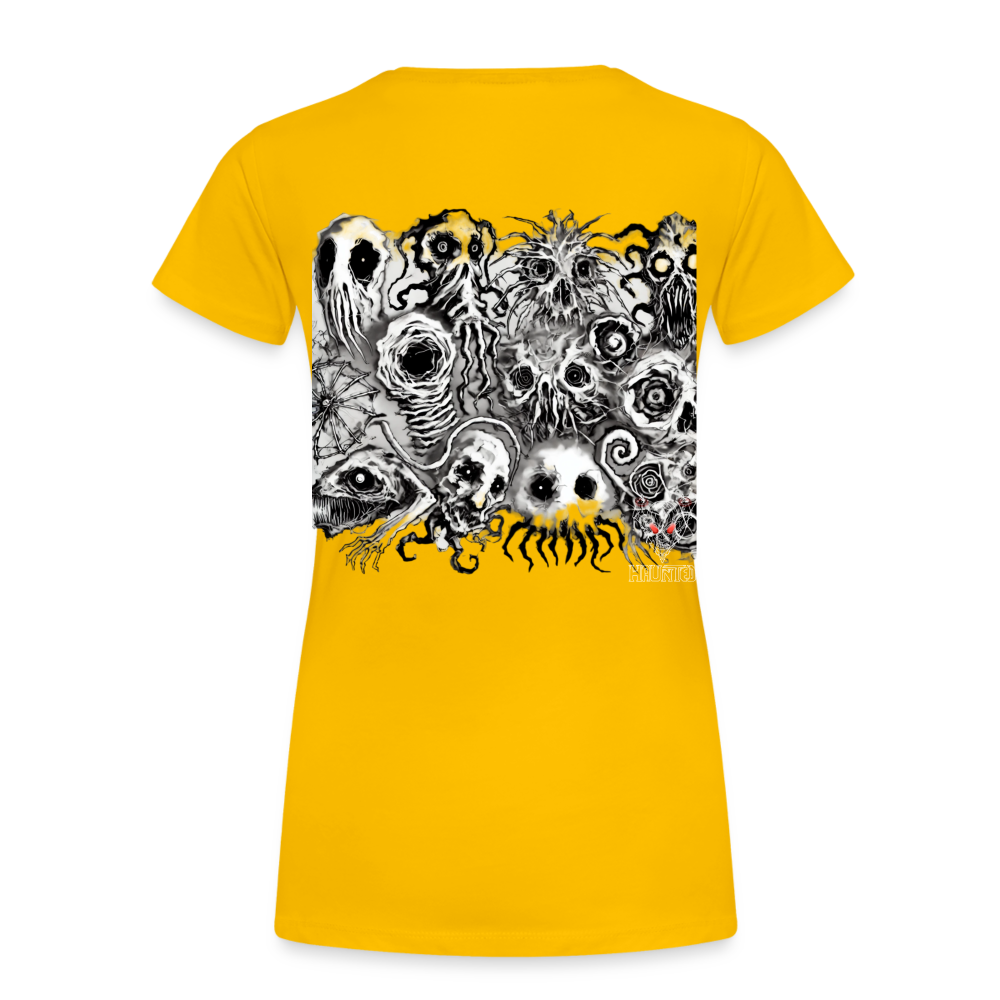 Woman T-Shirt Nightmare Veil Creatures - Sonnengelb