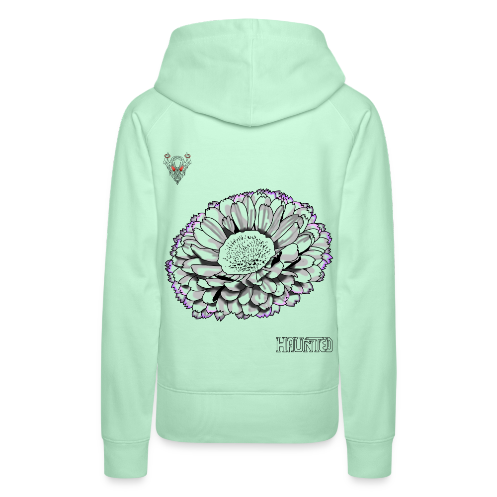 Woman Hoodie Calendula Fade - helles Mintgrün