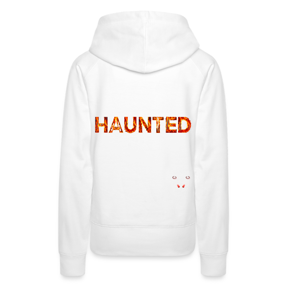 Women Hoodie Blazing Ember Fury - Weiß