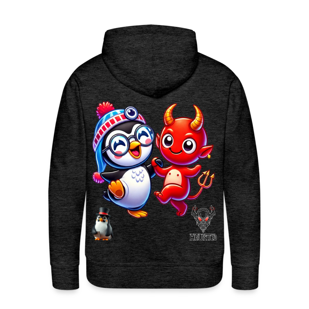 Men Hoodie Dancing with Devil - Anthrazit