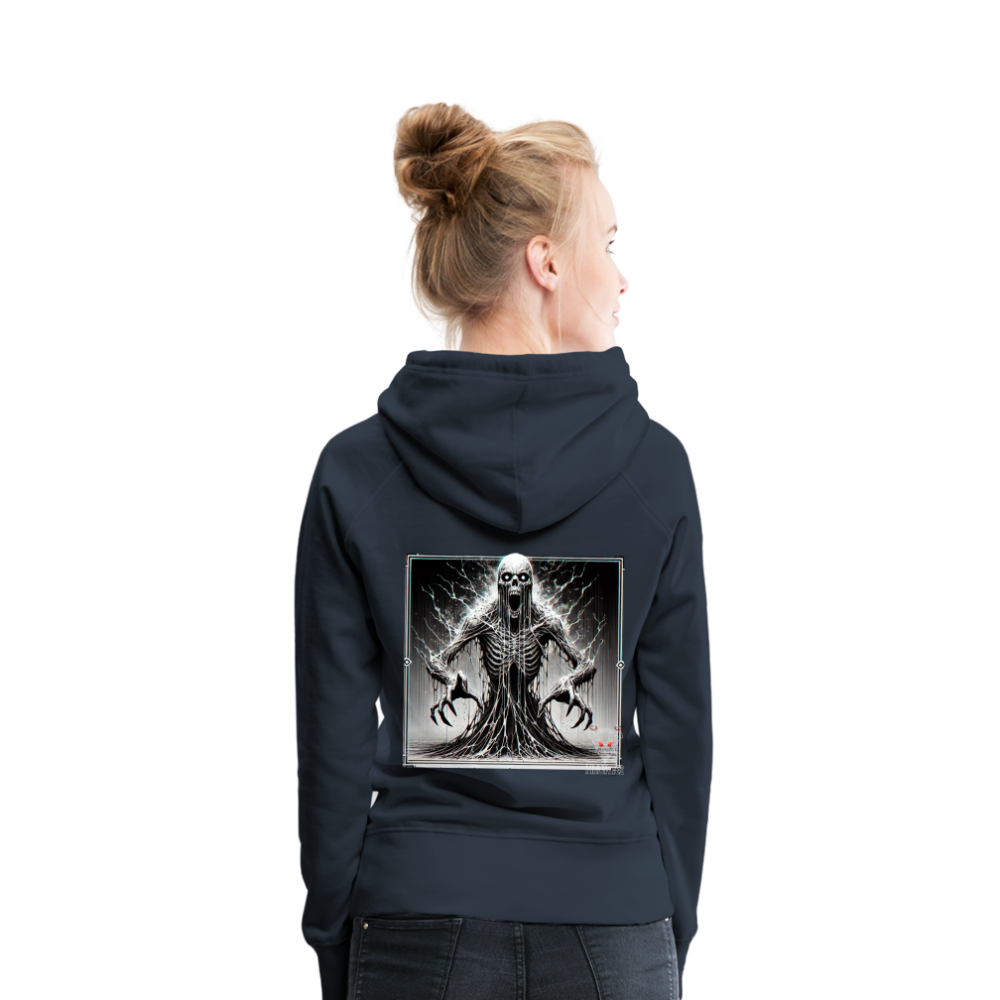 Woman Hoodie Ethereal Death Wraith - Navy