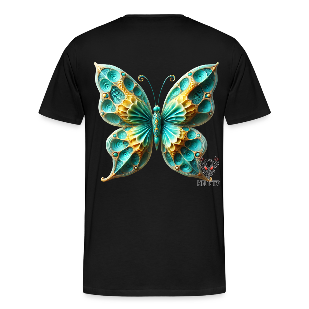 Men T-Shirt Aqua Wing Symphony - Schwarz