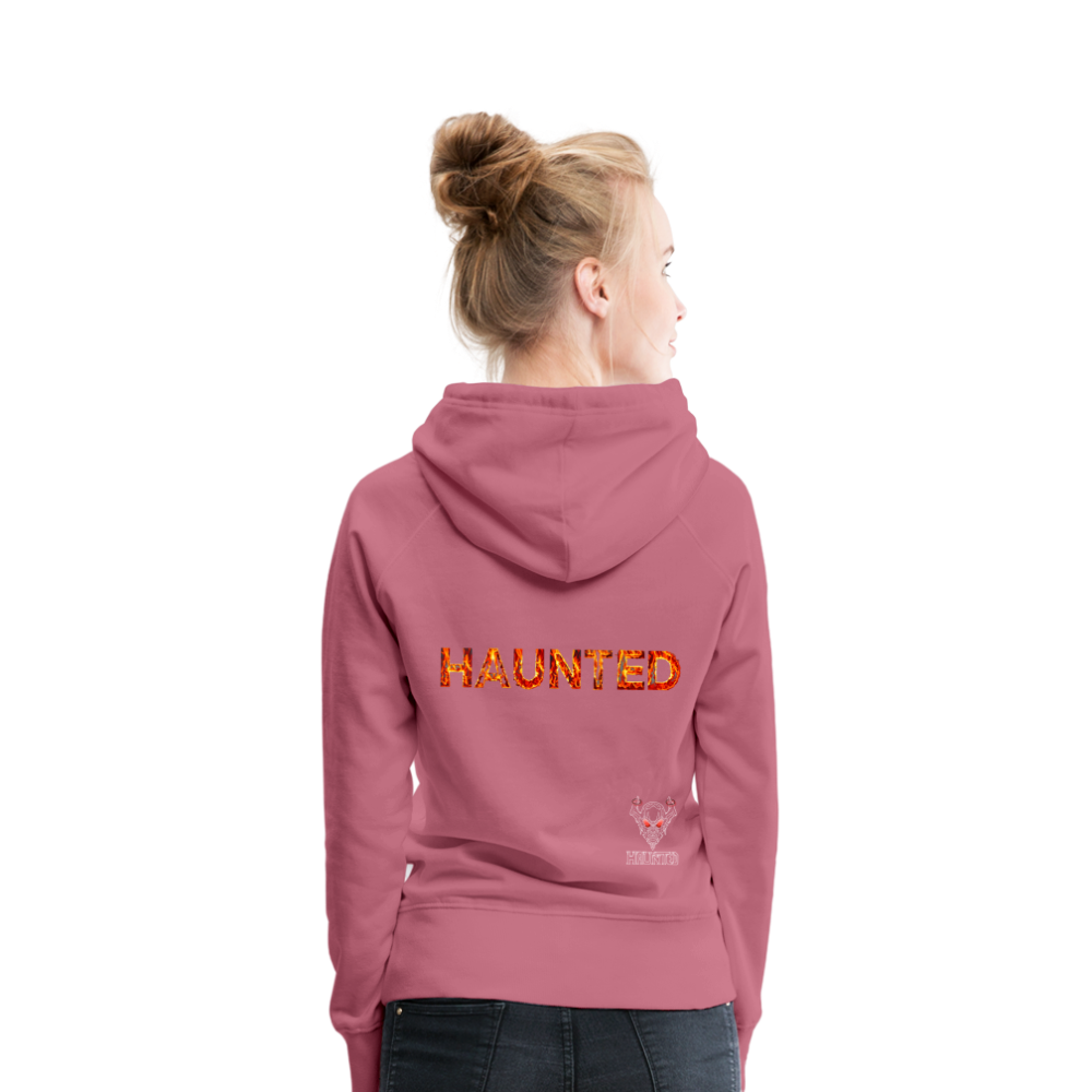 Women Hoodie Blazing Ember Fury - Malve