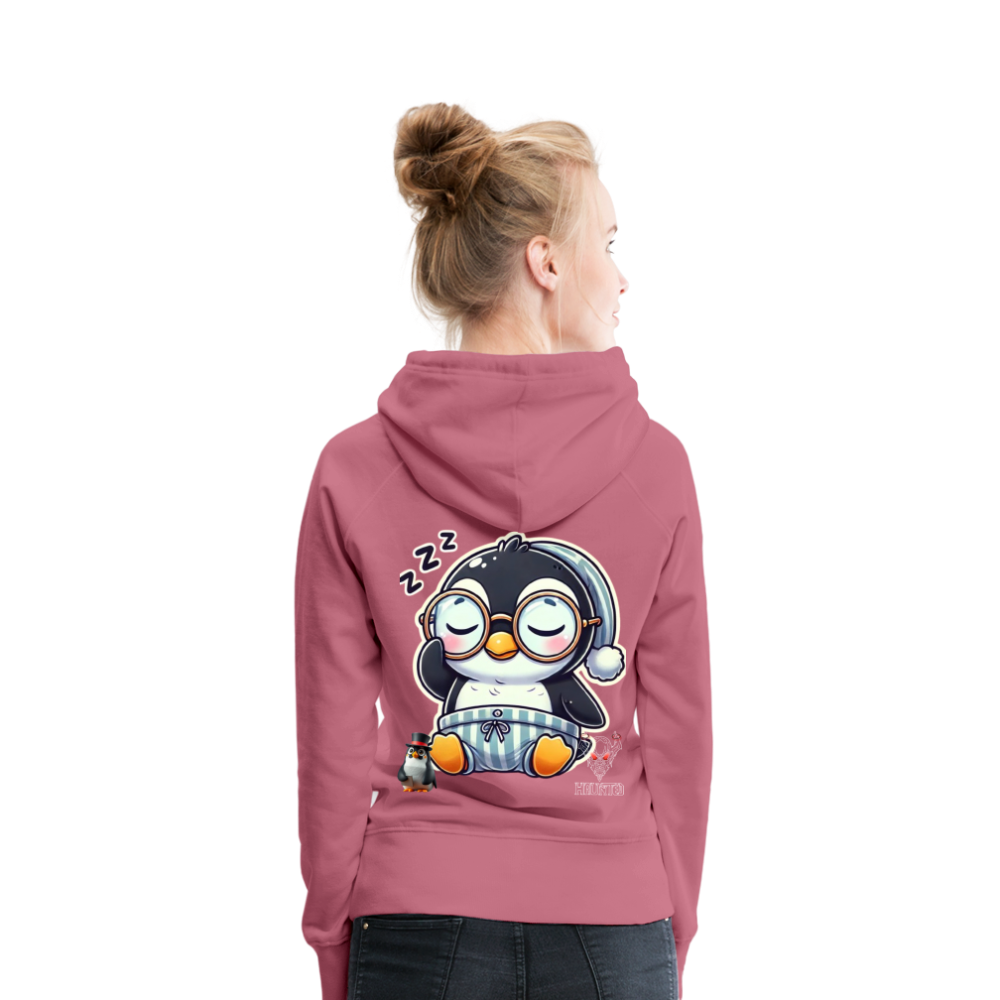 Women Hoodie Sleepy KasPenguin - Malve