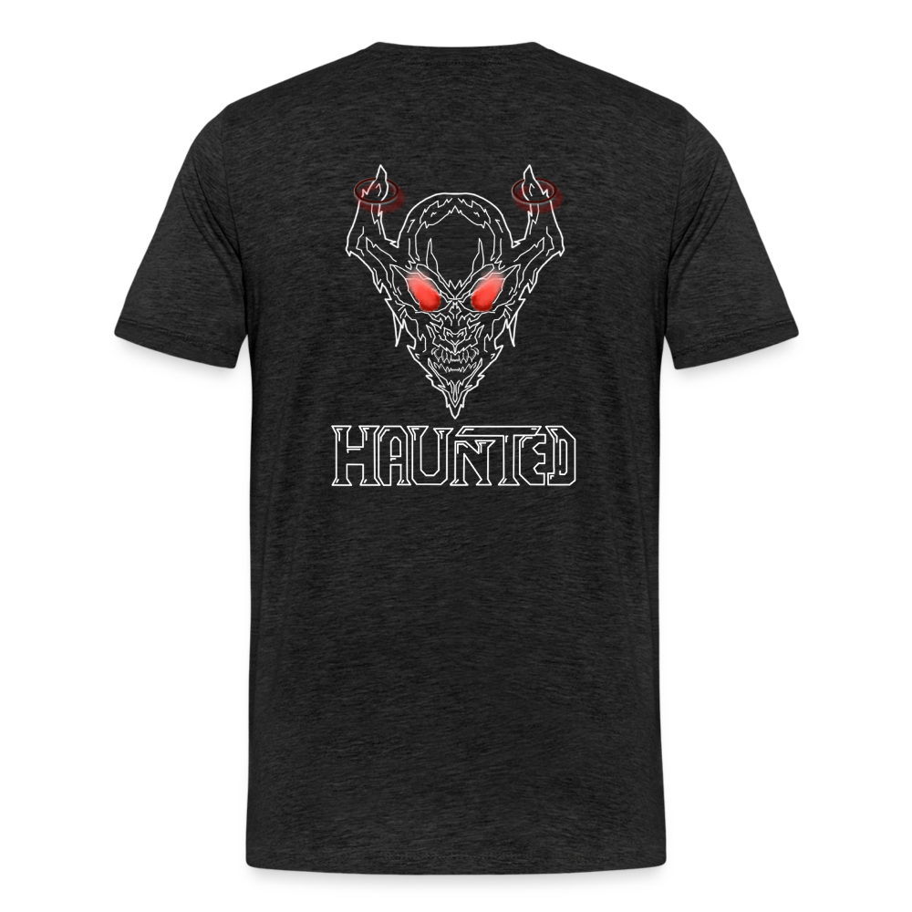 Men T-Shirt Deamon White - Anthrazit