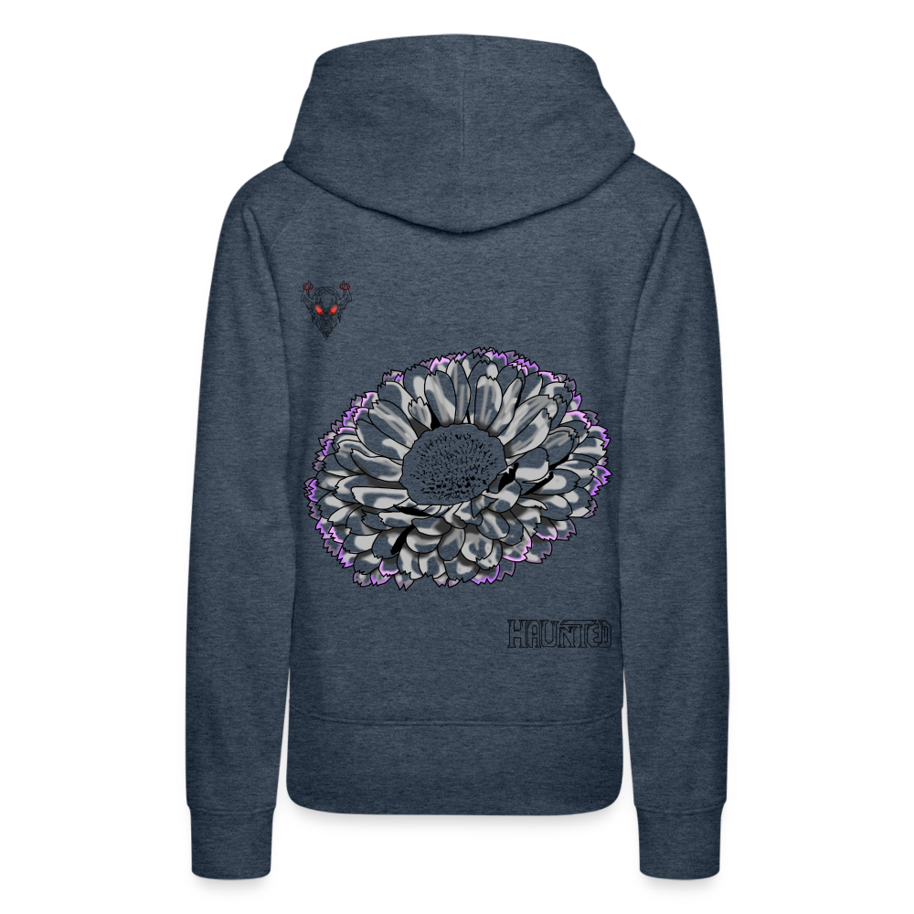 Woman Hoodie Calendula Fade - Jeansblau