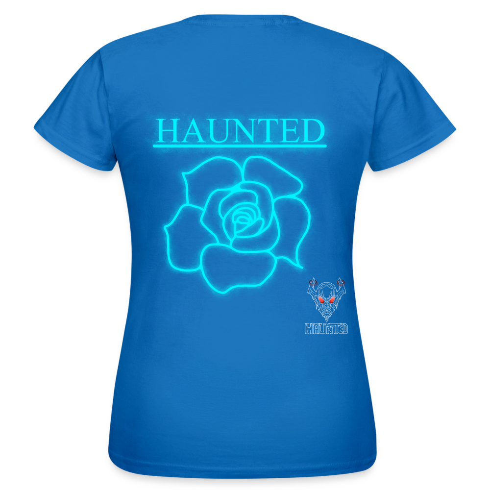 Women T-Shirt Original Neon Rose - Royalblau