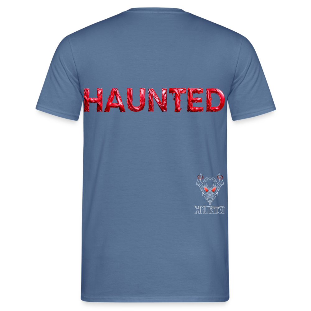 Men T-Shirt Crimson Silk Blaze - Taubenblau