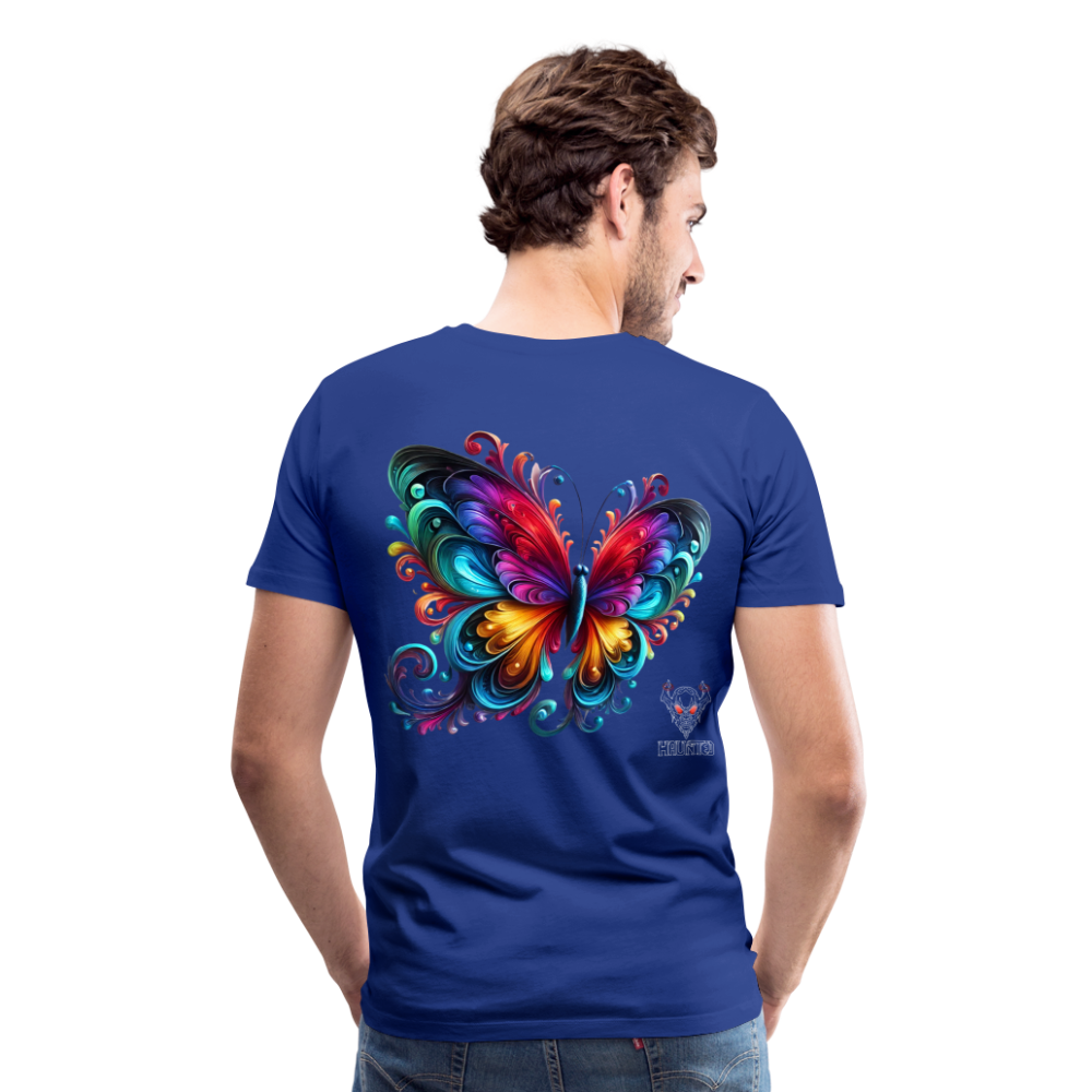 Men T-Shirt Radiant Butterfly Art - Königsblau