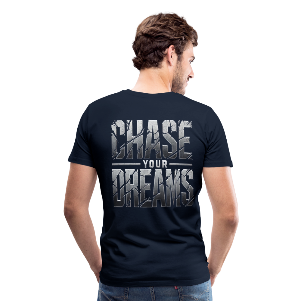 Men T-Shirt Chase Your Dreams - Navy