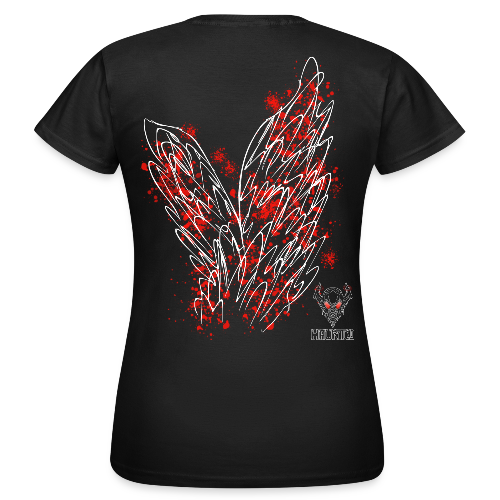 Women T-Shirt Red Wings - Schwarz