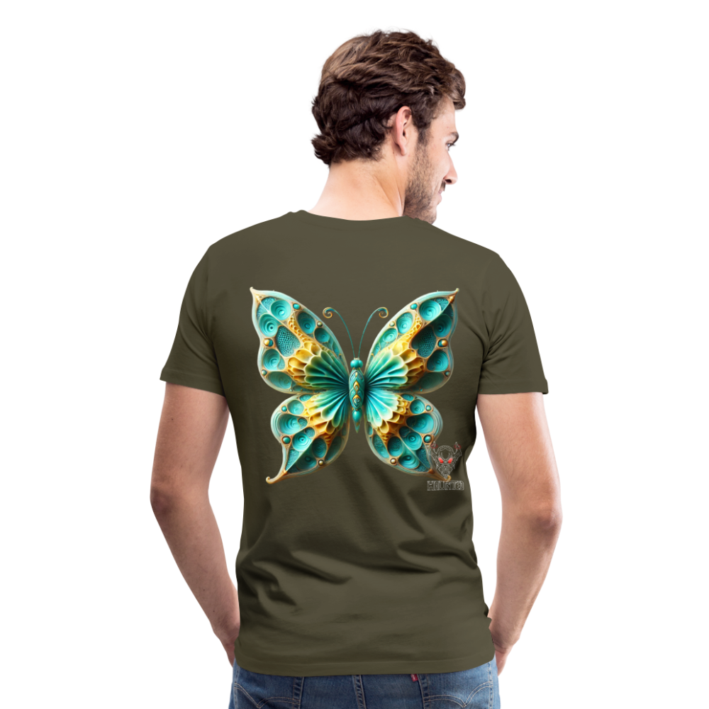 Men T-Shirt Aqua Wing Symphony - Khaki