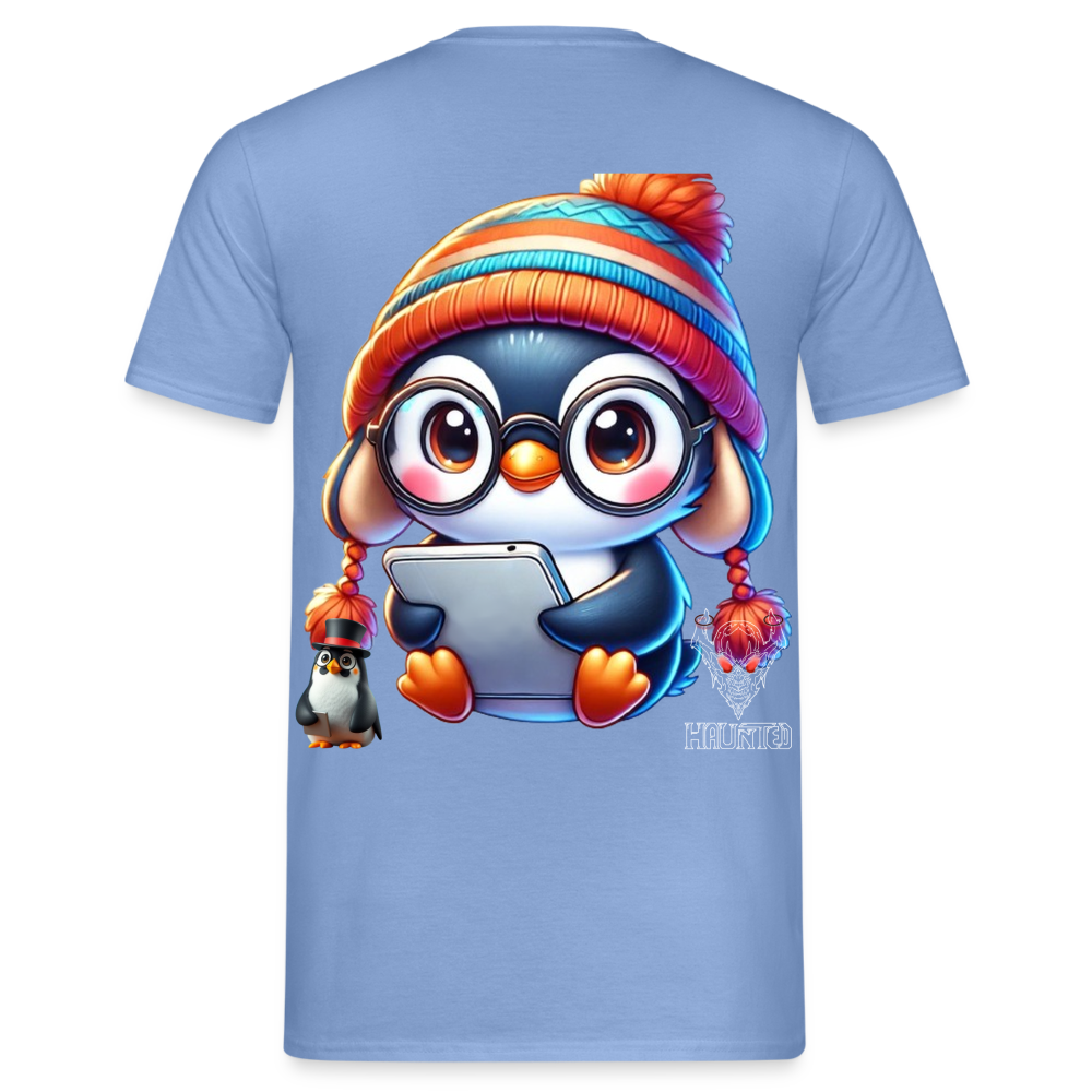 Men T-Shirt KasPenguin with Pad - carolina blue