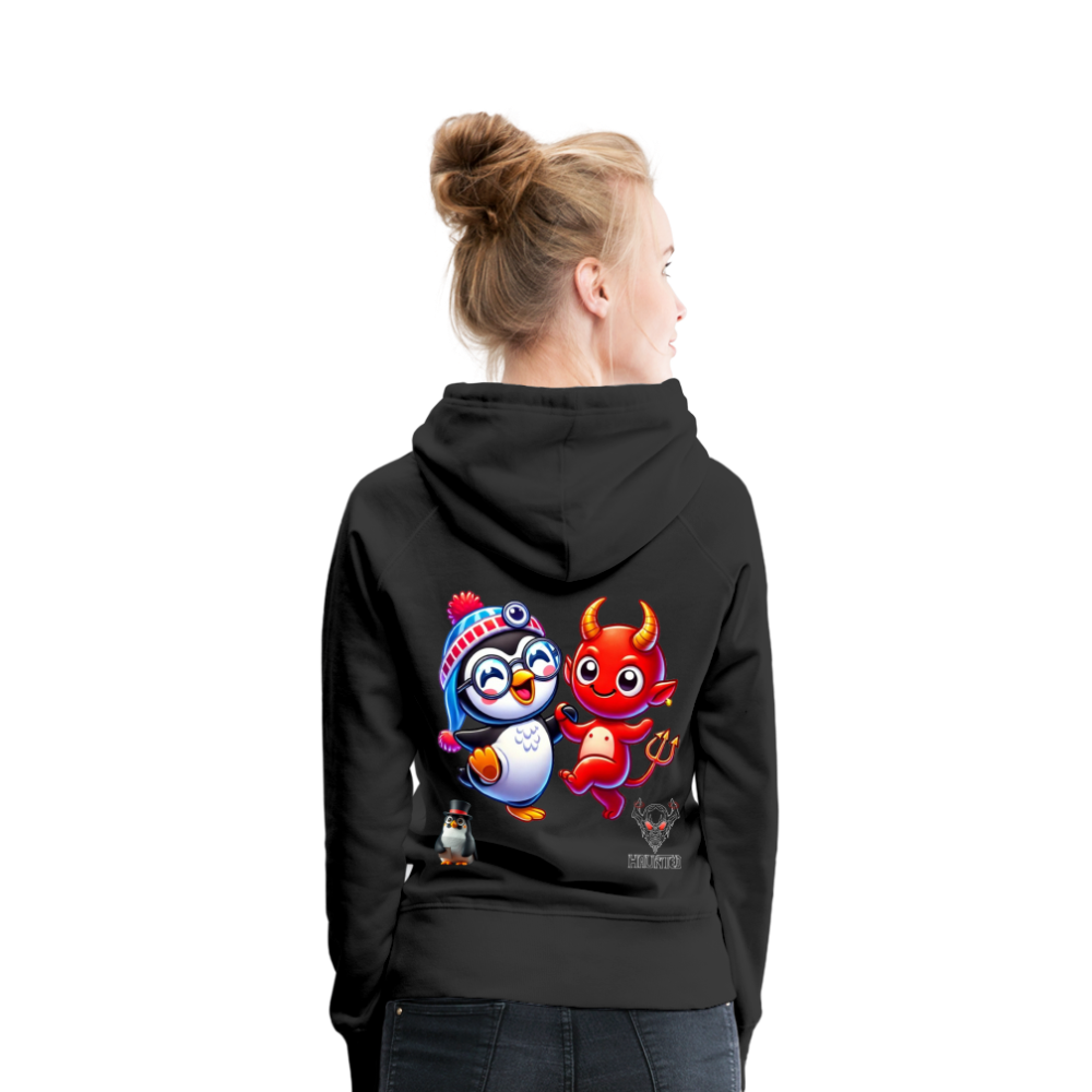 Women Hoodie Dancing with Devil - Schwarz